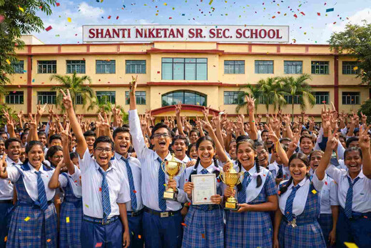 मुजफ्फरपुर में शांति निकेतन विद्यालय का शानदार रिजल्ट, विद्यार्थियों का उत्कृष्ट प्रदर्शन